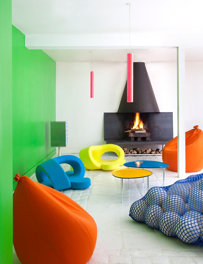 Florence Jaffrain's Colorful House interiors 2