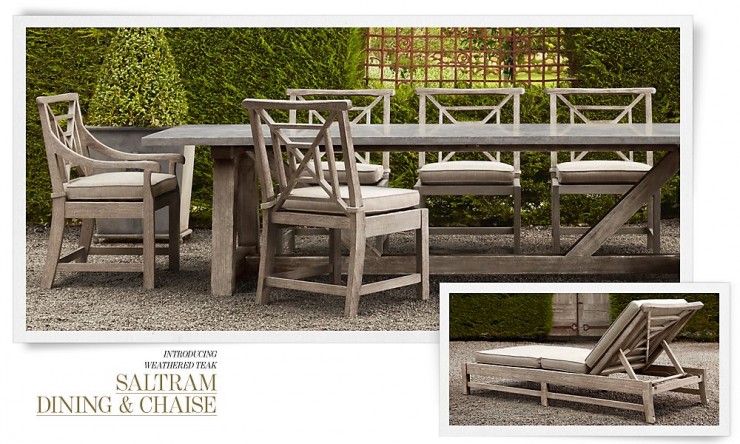 RH Outdoor Furniture 11 Collection Spring 2013