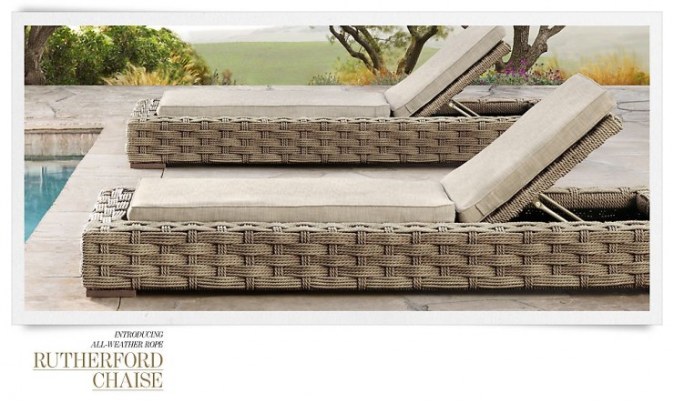 RH Outdoor Furniture 8 Collection Spring 2013