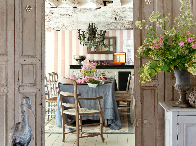 dining room french provence decorating style