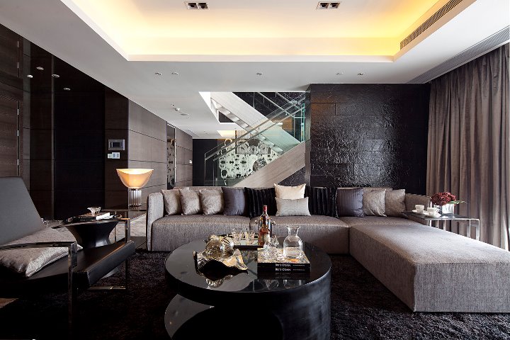 Excellent luxurious living room designs decoholic for Arredamento case di lusso interior design