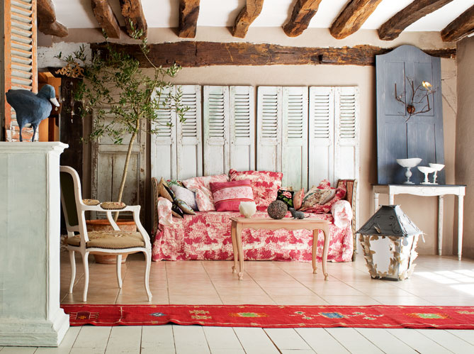 living room french provence decorating style