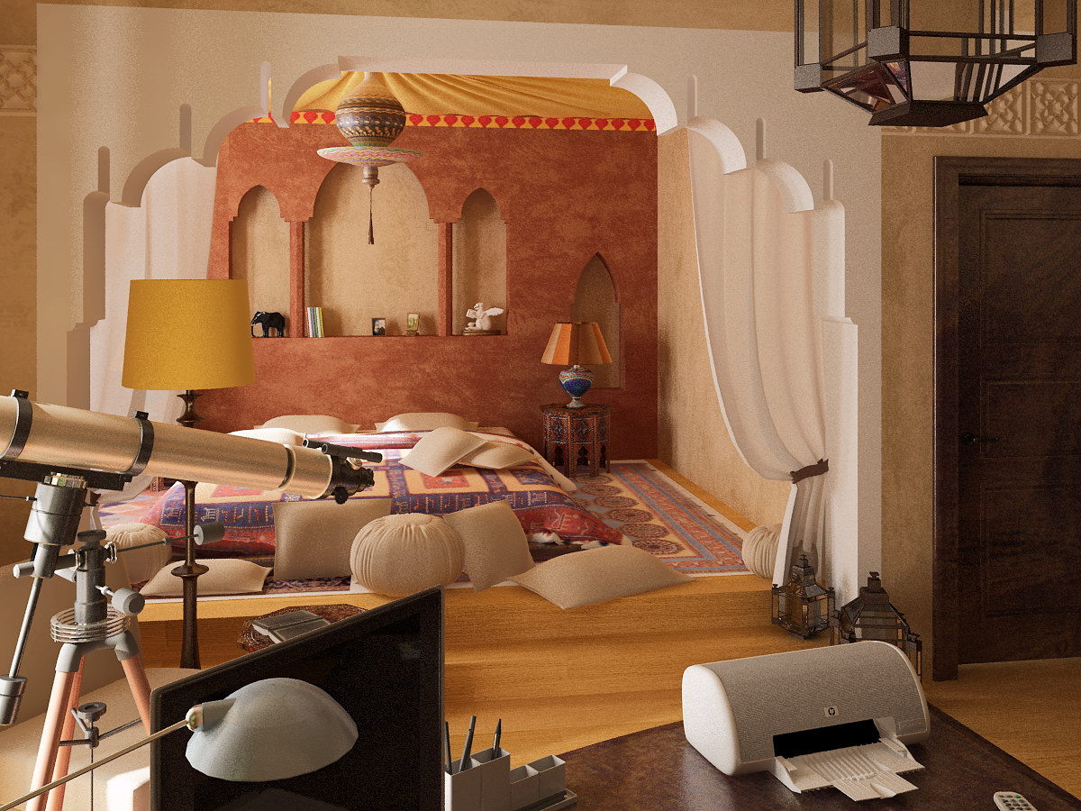 Moroccan Themed Bedroom Decor