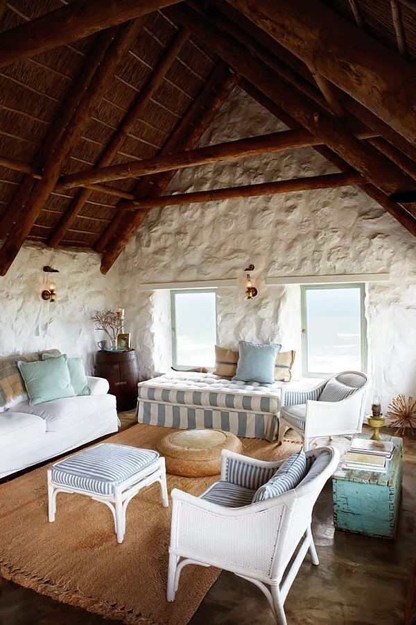 simple Stylish Stone Cottage interiors