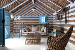 summer house decorating with reeds