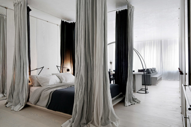 minimalist yet warm studio