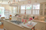 romantic vintage kitchen