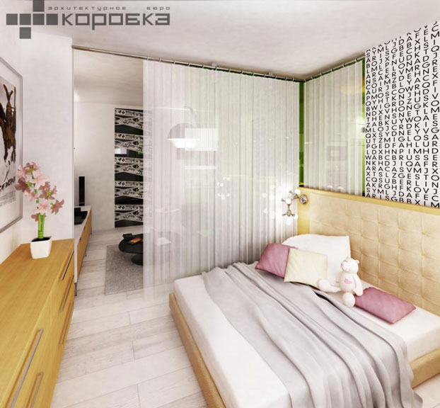 small apartment interior by abkorobka 6