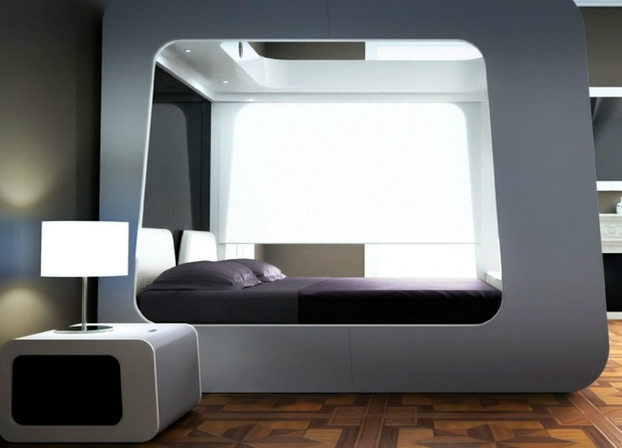 futuristic bedroom design 23
