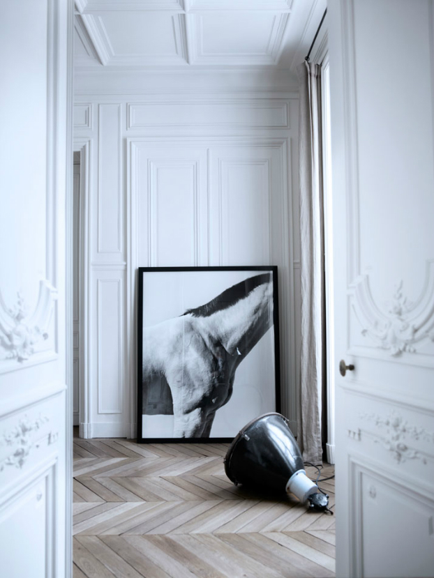 Historic Parisian Apartment with Contemporary Art 11