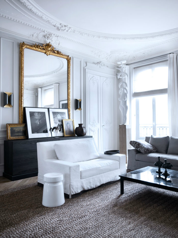 Historic Parisian Apartment with Contemporary Art 7