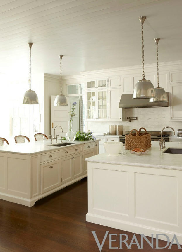 classic all white kitchen design