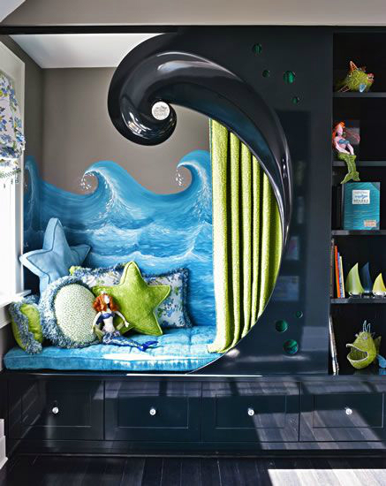 wave bed boys room decorating ideas