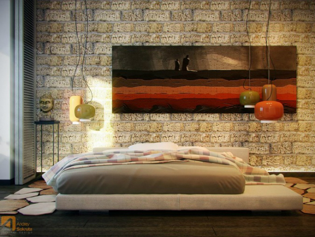 contemporary bedroom by sokruta 