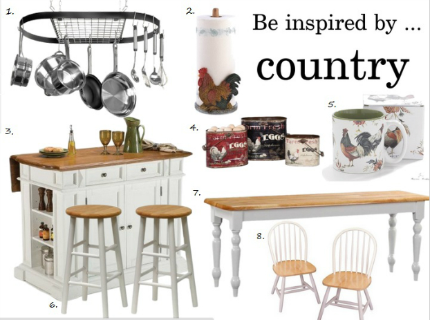 country kitchen decor ideas shop