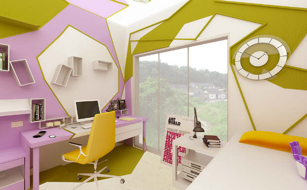 Innovative Cubist Room For Teenage Girl 4