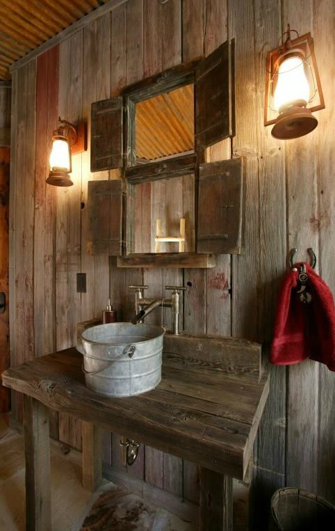 Rustic Bathroom Design 4