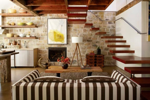 rustic-interior-with-contemporary-touches
