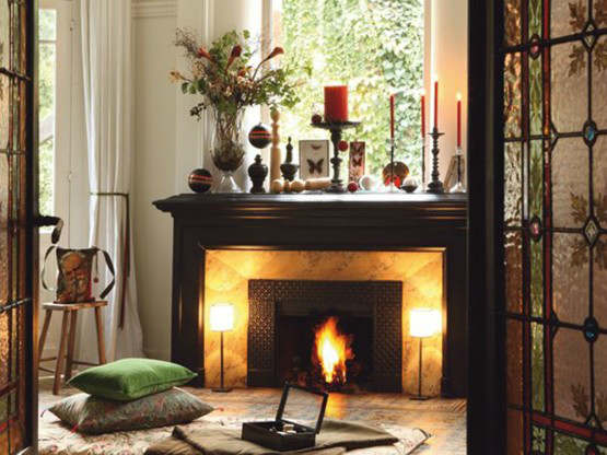 Fireplace Decorating Ideas 24