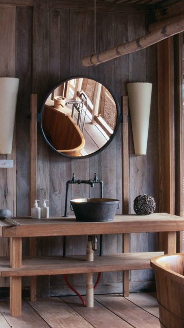 vintage industrial bathroom design 12