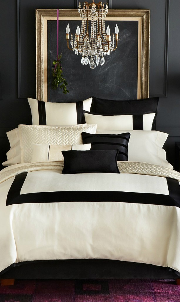 black and white bedroom color scheme