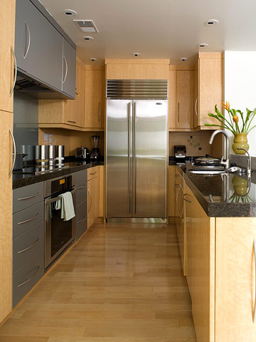 galley kitchen design idea 47