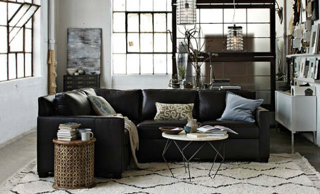 modern industrial living room