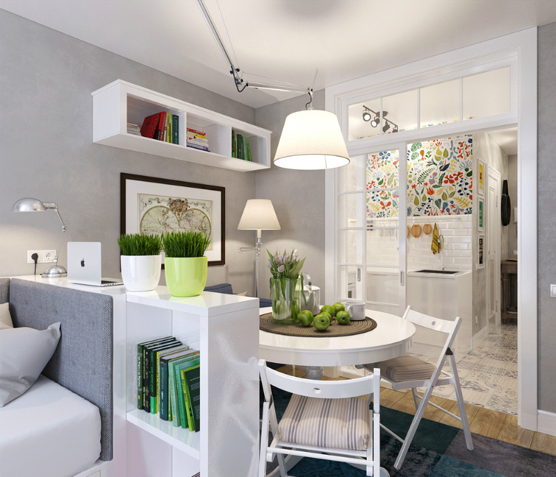 compact 5-square-meter studio apartment  