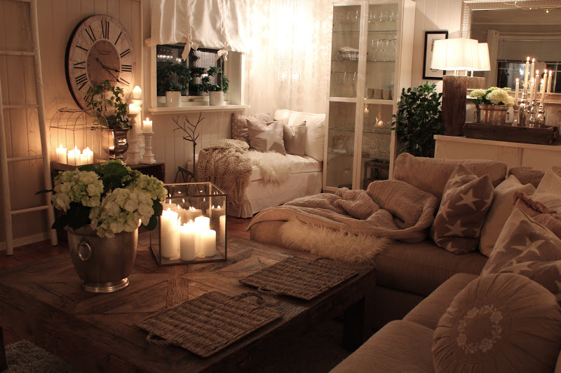 cozy living room beige