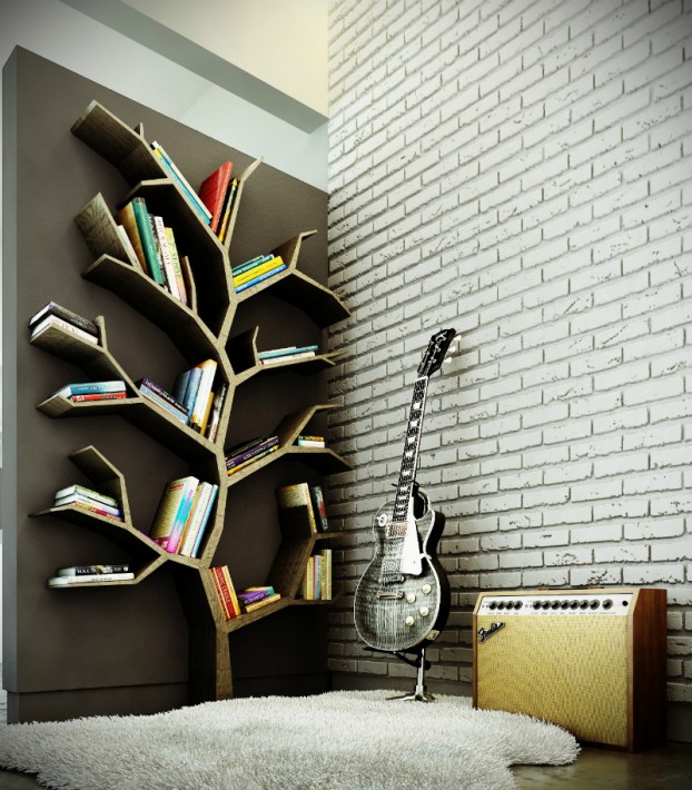 Beautiful Built In Bookshelves 17