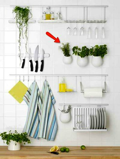 kitchen decorating ideas with herbs 29