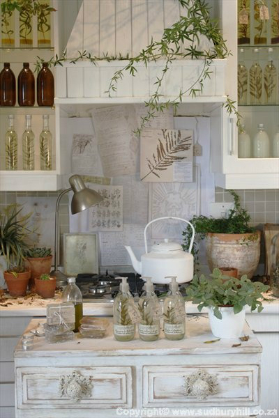 kitchen decorating ideas with herbs 34
