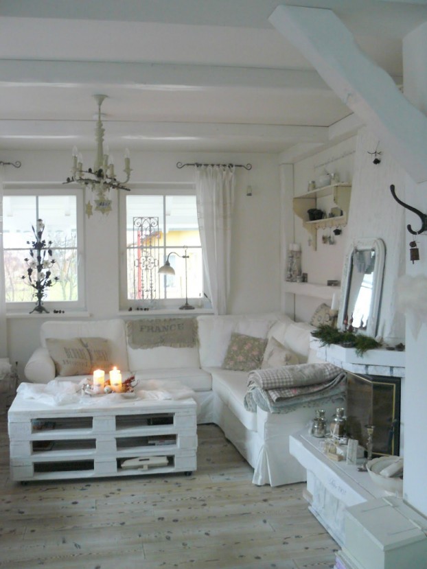 White Living Room Ideas 42