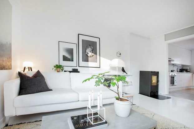 White Living Room Ideas 44