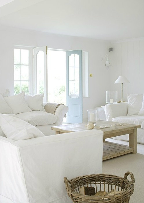 White Living Room Ideas 8