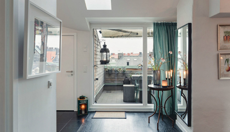 Modest Elegant Scandinavian Loft interior 11
