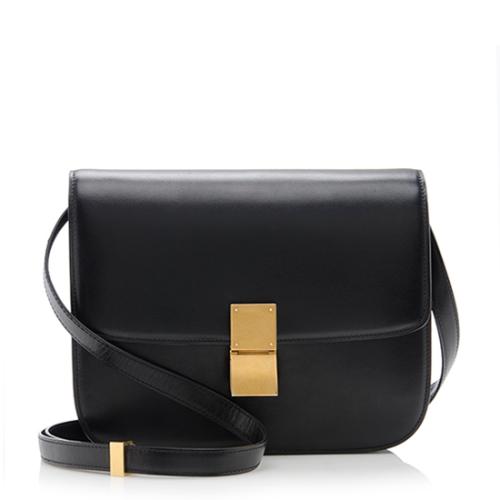 celine leather crossbody handbag  