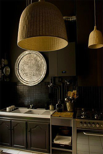 black kitchen design 20