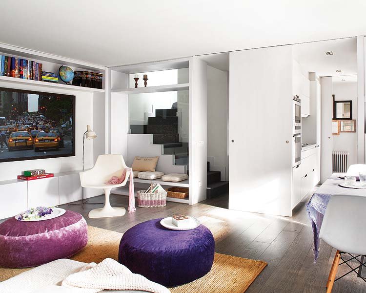 Purple Hues contemporary interior 3