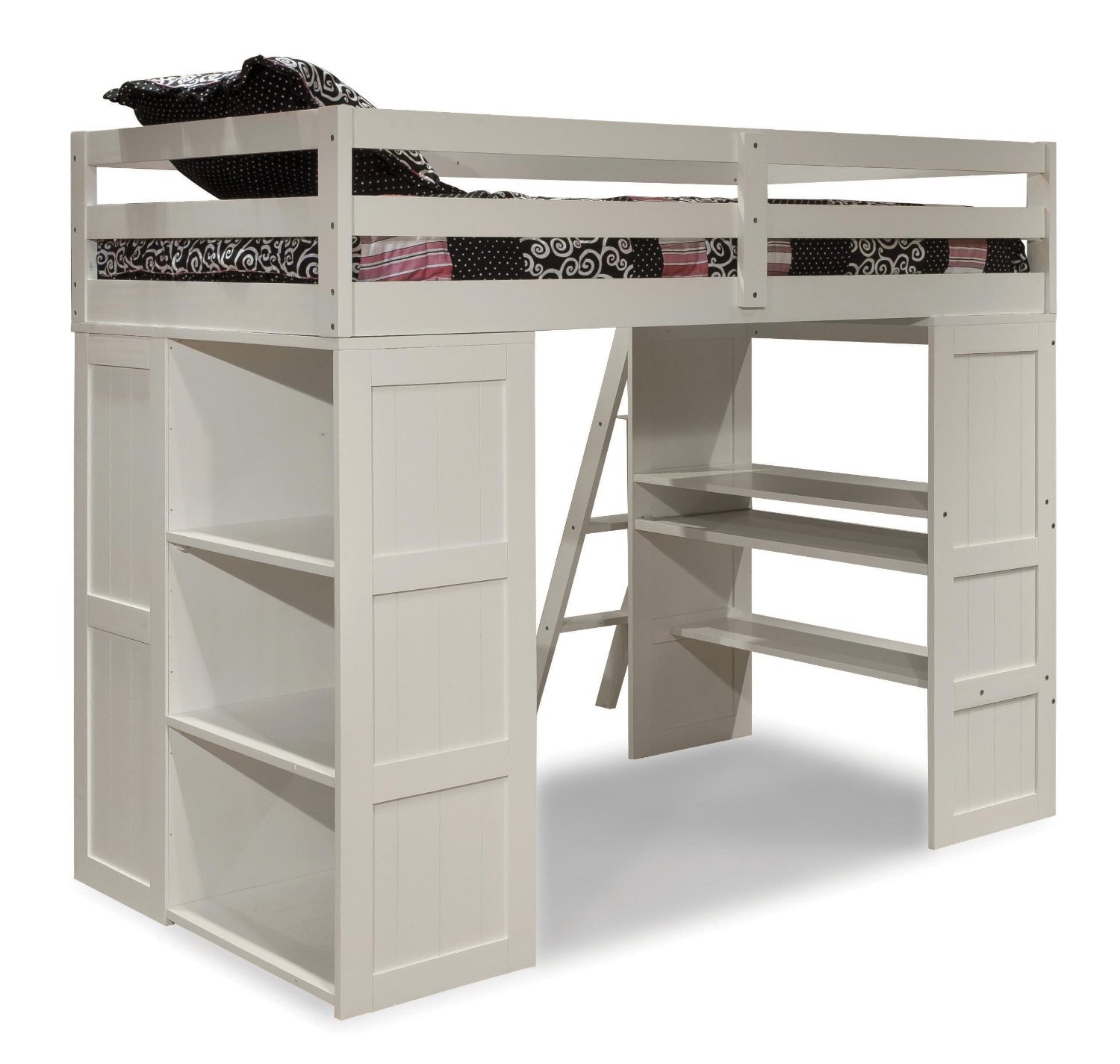 Canwood Skyway Loft Bed with Desk and Storage Tower