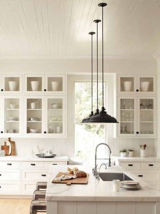 white stylish elegant timeless kitchen design