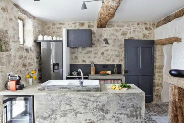 Kitchen Design Ideas with Stone Walls 18