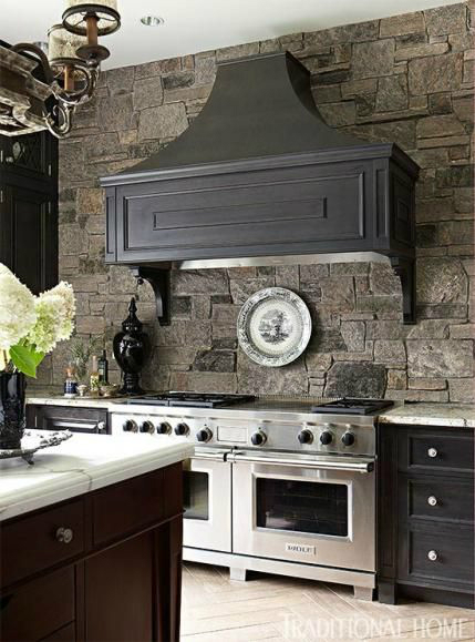 Kitchen Design Ideas with Stone Walls 36