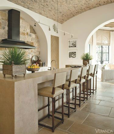 Kitchen Design Ideas with Stone Walls 4