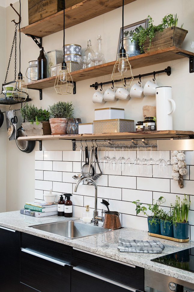 26 Kitchen Open Shelves Ideas Decoholic