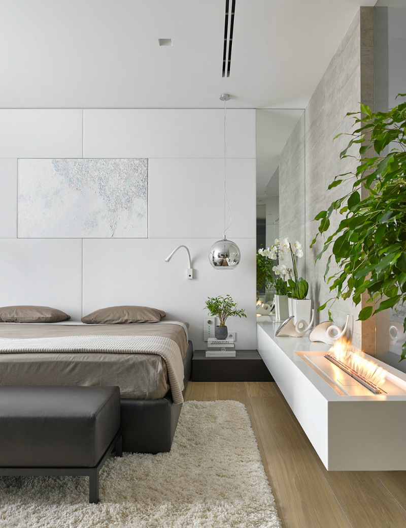 contemporary elegant apartment interior design by Fedorova 15