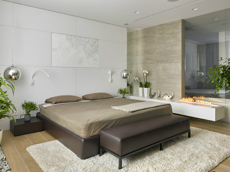 contemporary elegant apartment interior design by Fedorova 17