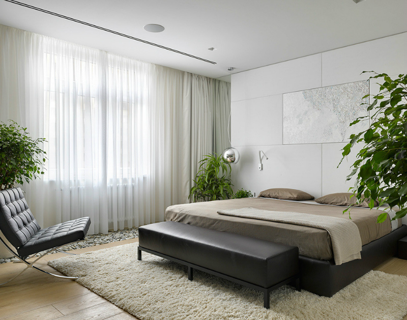 contemporary elegant apartment interior design by Fedorova 20
