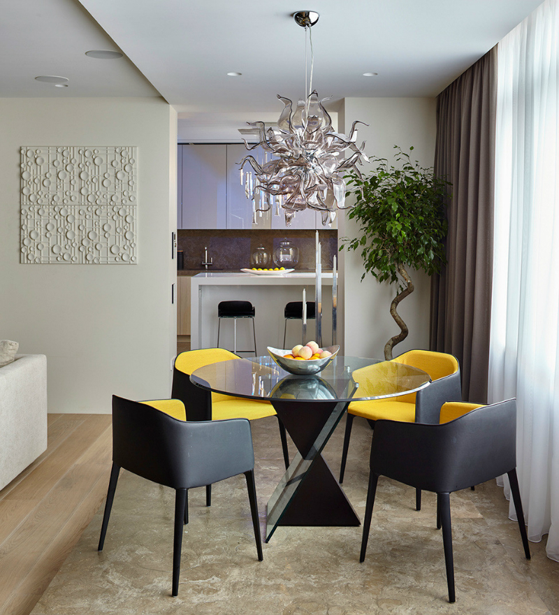 contemporary elegant apartment interior design by Fedorova 8
