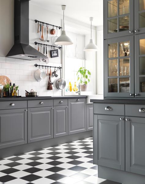 gray kitchen design idea 50